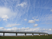 Wolkenspielerei an der Mühlberger Brücke